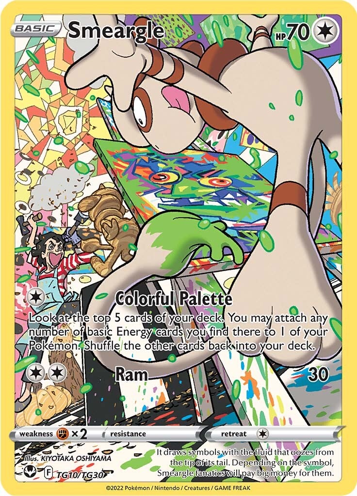 Smeargle (TG10/TG30) [Sword & Shield: Silver Tempest] | Jomio and Rueliete's Cards and Comics