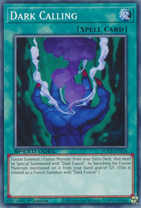 Dark Calling [SGX3-ENA14] Common | Jomio and Rueliete's Cards and Comics