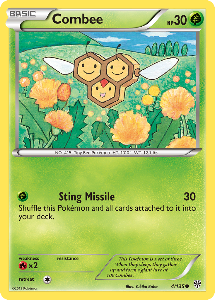 Combee (4/135) [Black & White: Plasma Storm] | Jomio and Rueliete's Cards and Comics