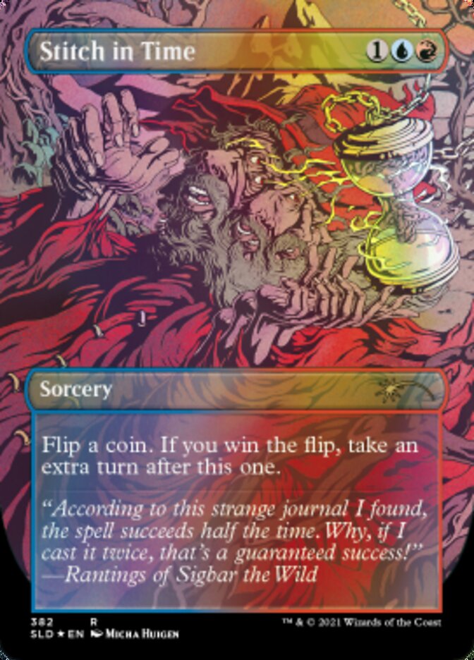 Stitch in Time // Stitch in Time (Borderless) [Secret Lair Drop Series] | Jomio and Rueliete's Cards and Comics