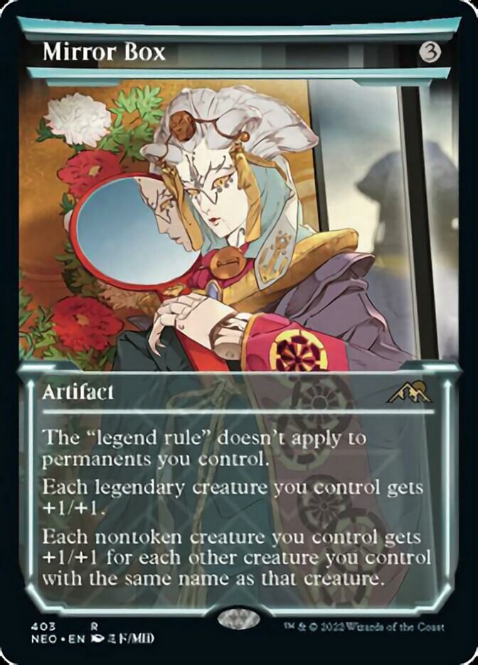 Mirror Box (Showcase Soft Glow) [Kamigawa: Neon Dynasty] | Jomio and Rueliete's Cards and Comics