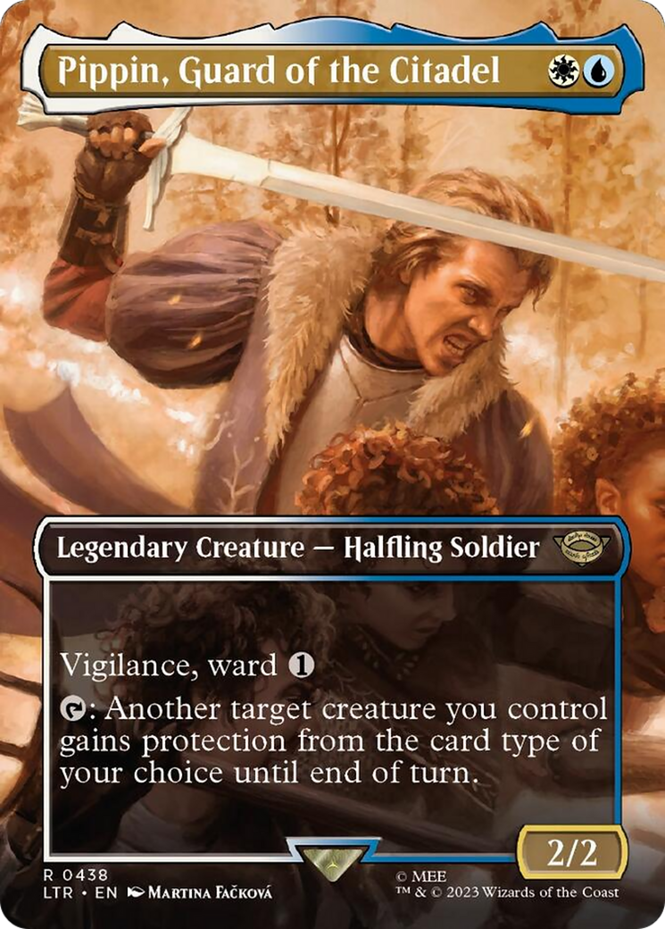 Pippin, Guard of the Citadel (Borderless Alternate Art) [The Lord of the Rings: Tales of Middle-Earth] | Jomio and Rueliete's Cards and Comics