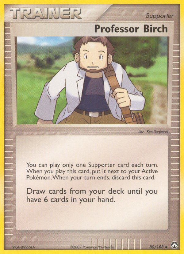 Professor Birch (80/108) [EX: Power Keepers] | Jomio and Rueliete's Cards and Comics