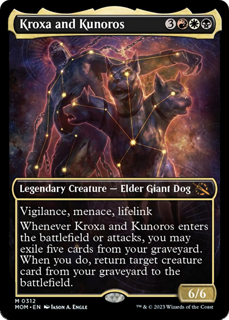 Kroxa and Kunoros (Showcase Planar Booster Fun) [March of the Machine] | Jomio and Rueliete's Cards and Comics