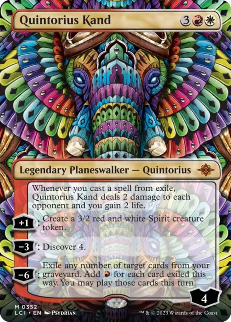 Quintorius Kand (0352) (Borderless) [The Lost Caverns of Ixalan] | Jomio and Rueliete's Cards and Comics