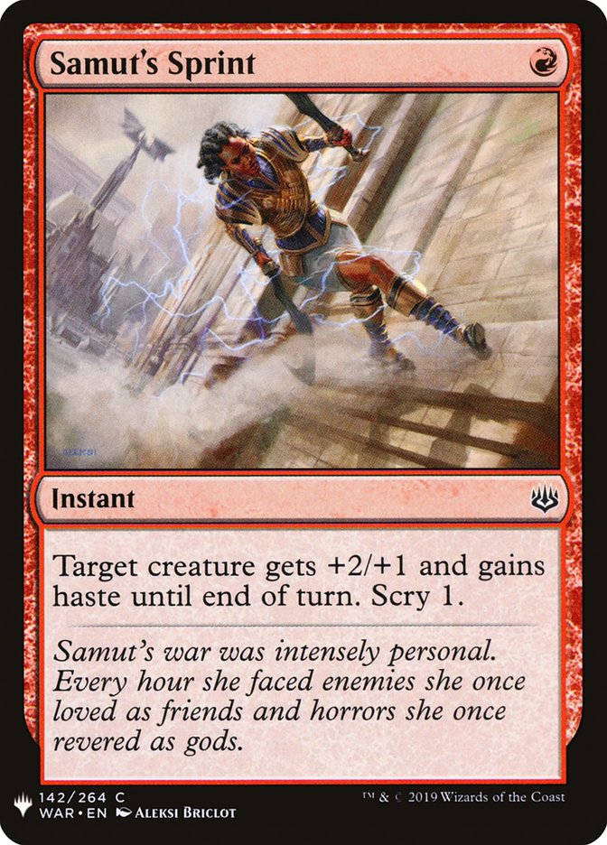 Samut's Sprint [Mystery Booster] | Jomio and Rueliete's Cards and Comics