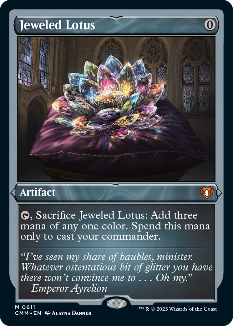 Jeweled Lotus (Foil Etched) [Commander Masters] | Jomio and Rueliete's Cards and Comics
