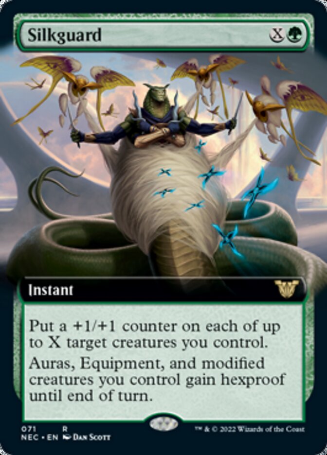 Silkguard (Extended Art) [Kamigawa: Neon Dynasty Commander] | Jomio and Rueliete's Cards and Comics