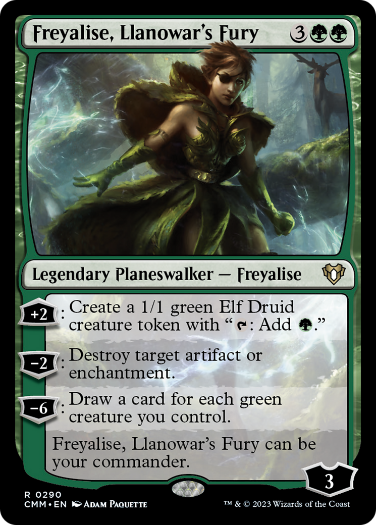 Freyalise, Llanowar's Fury [Commander Masters] | Jomio and Rueliete's Cards and Comics