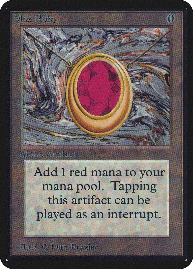 Mox Ruby [Alpha Edition] | Jomio and Rueliete's Cards and Comics