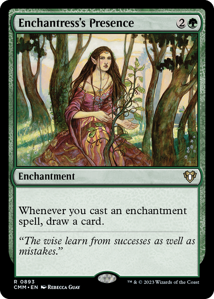 Enchantress's Presence [Commander Masters] | Jomio and Rueliete's Cards and Comics