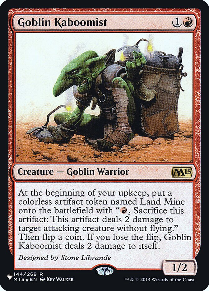 Goblin Kaboomist [Secret Lair: Heads I Win, Tails You Lose] | Jomio and Rueliete's Cards and Comics