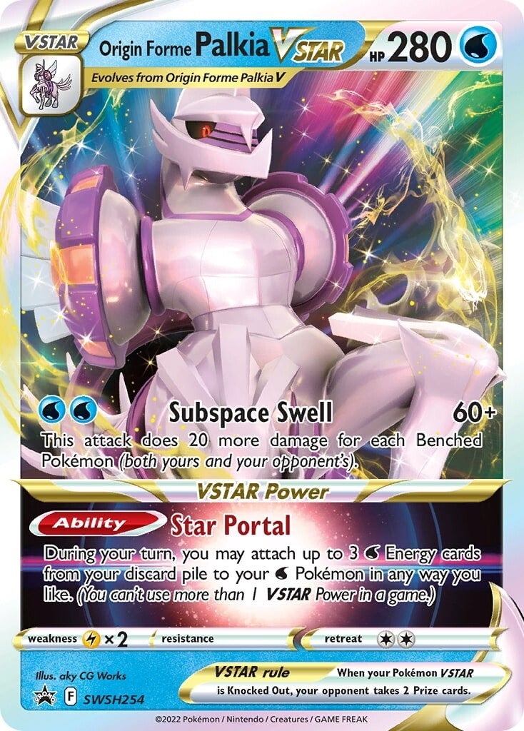Origin Forme Palkia VSTAR (SWSH254) [Sword & Shield: Black Star Promos] | Jomio and Rueliete's Cards and Comics