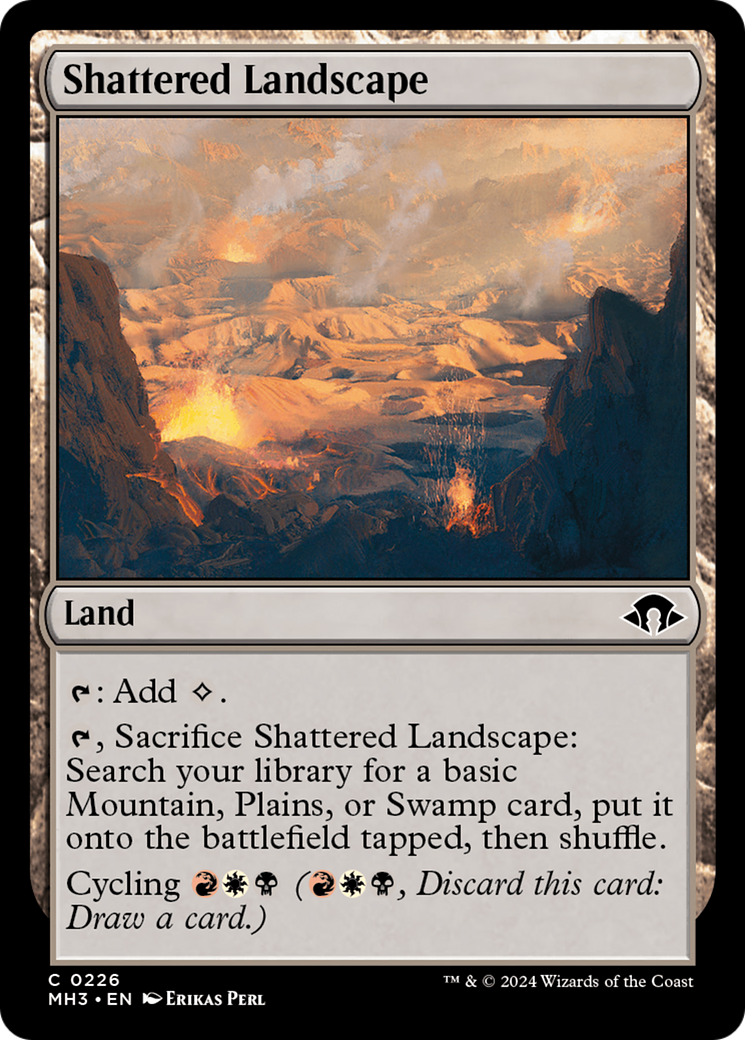 Shattered Landscape [Modern Horizons 3] | Jomio and Rueliete's Cards and Comics