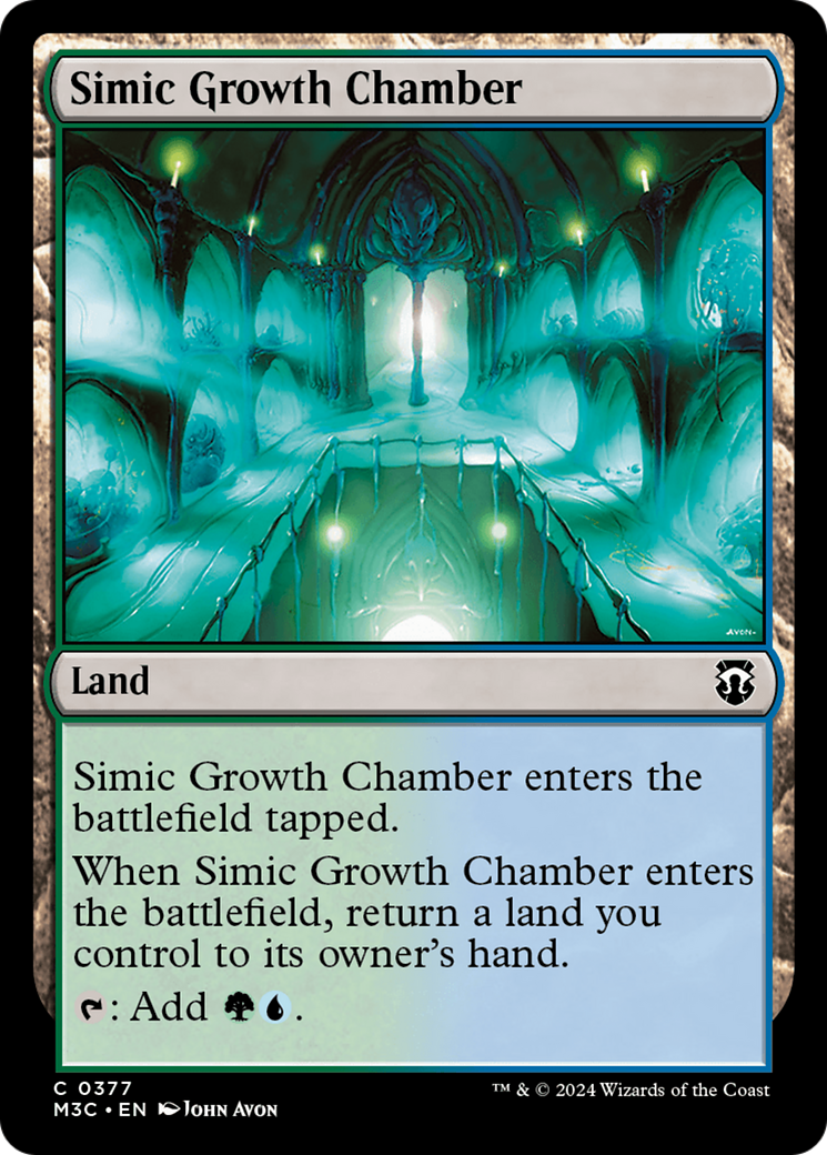 Simic Growth Chamber (Ripple Foil) [Modern Horizons 3 Commander] | Jomio and Rueliete's Cards and Comics