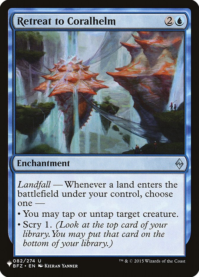 Retreat to Coralhelm [The List] | Jomio and Rueliete's Cards and Comics