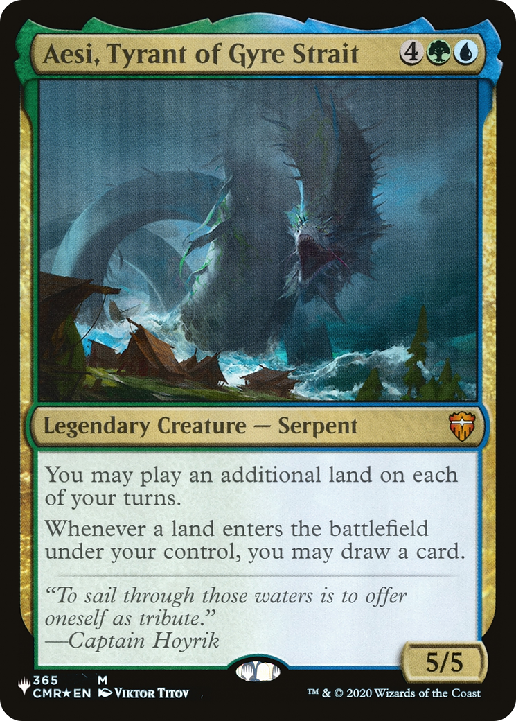 Aesi, Tyrant of Gyre Strait [The List] | Jomio and Rueliete's Cards and Comics