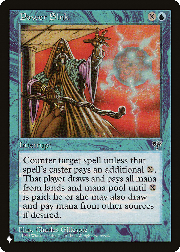 Power Sink [The List] | Jomio and Rueliete's Cards and Comics