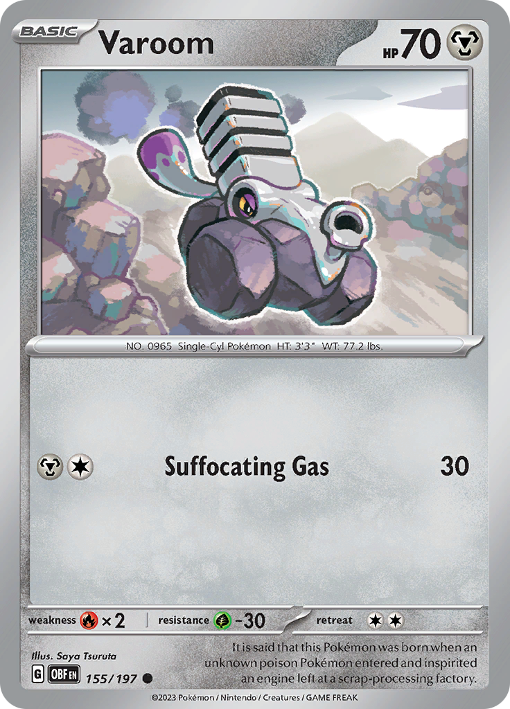 Varoom (155/197) [Scarlet & Violet: Obsidian Flames] | Jomio and Rueliete's Cards and Comics