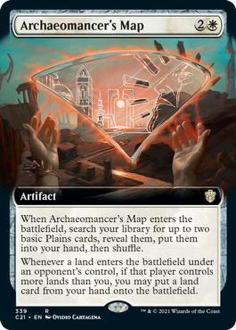 Archaeomancer's Map (Extended Art) [Commander 2021] | Jomio and Rueliete's Cards and Comics