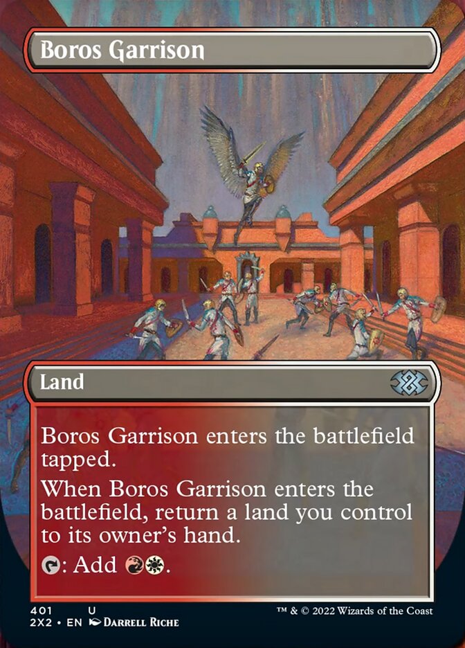 Boros Garrison (Borderless Alternate Art) [Double Masters 2022] | Jomio and Rueliete's Cards and Comics