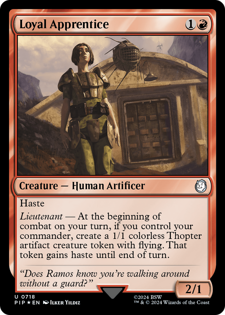 Loyal Apprentice (Surge Foil) [Fallout] | Jomio and Rueliete's Cards and Comics