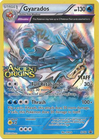 Gyarados (XY60) (Staff) [XY: Black Star Promos] | Jomio and Rueliete's Cards and Comics