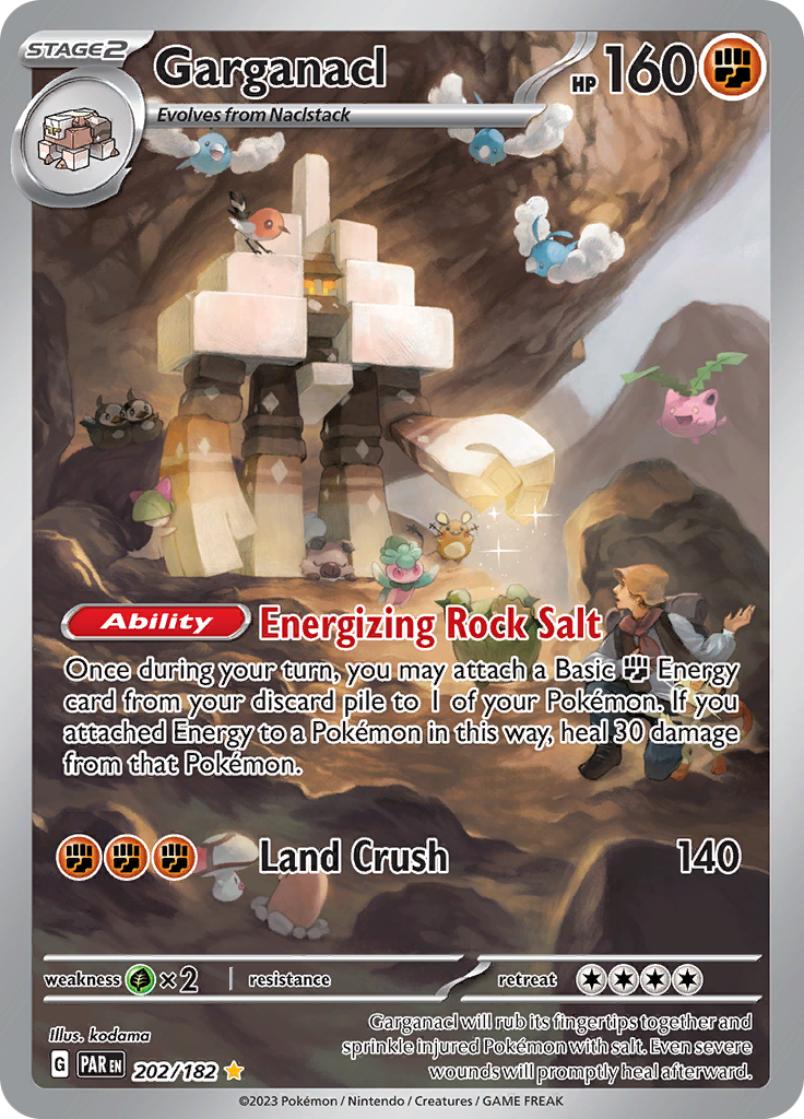 Garganacl (202/182) [Scarlet & Violet: Paradox Rift] | Jomio and Rueliete's Cards and Comics