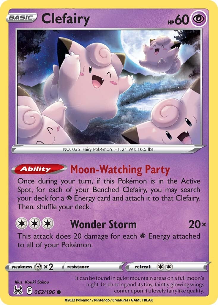 Clefairy (062/196) [Sword & Shield: Lost Origin] | Jomio and Rueliete's Cards and Comics