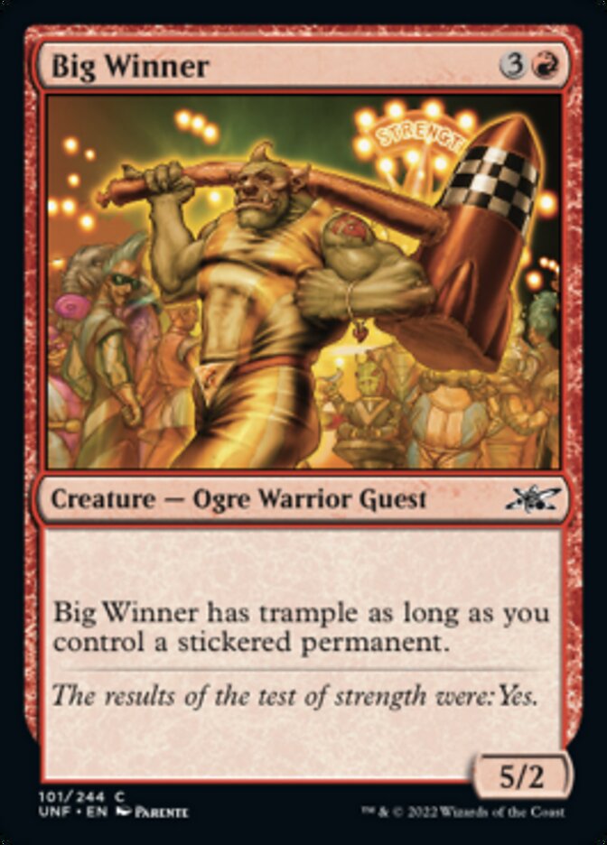 Big Winner [Unfinity] | Jomio and Rueliete's Cards and Comics