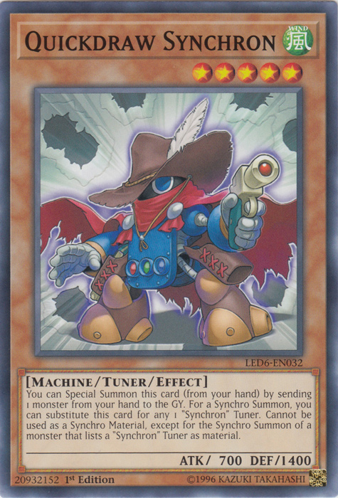 Quickdraw Synchron [LED6-EN032] Common | Jomio and Rueliete's Cards and Comics
