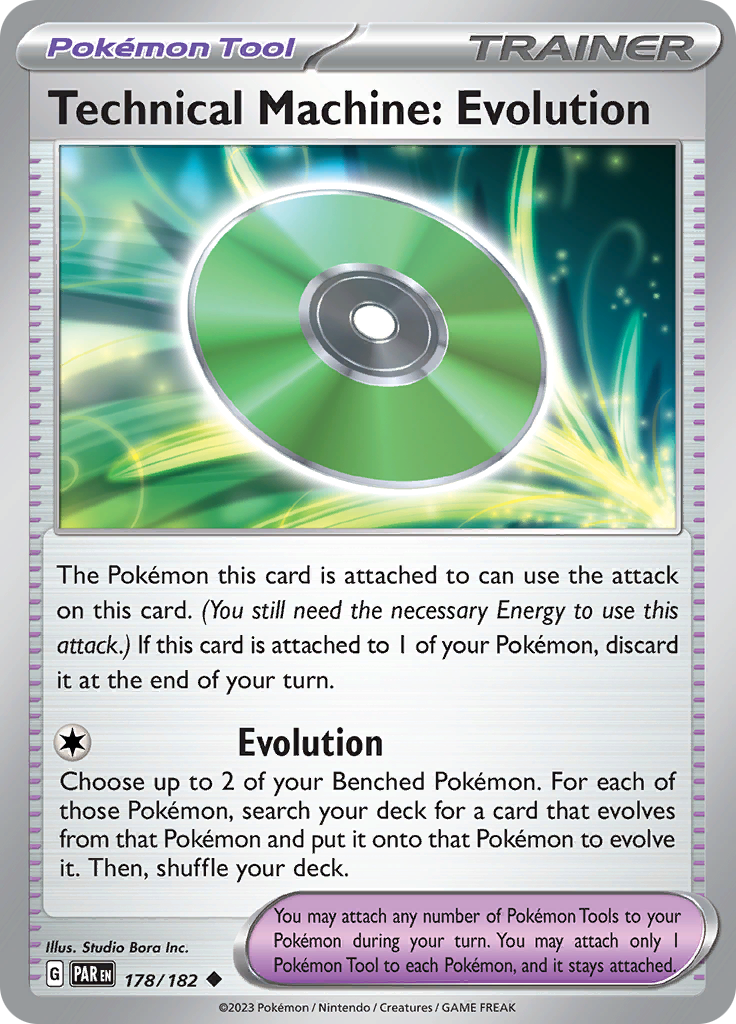 Technical Machine: Evolution (178/182) [Scarlet & Violet: Paradox Rift] | Jomio and Rueliete's Cards and Comics