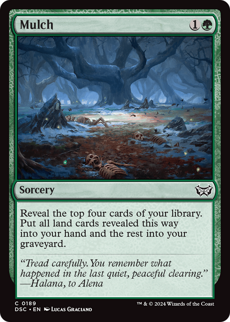 Mulch [Duskmourn: House of Horror Commander] | Jomio and Rueliete's Cards and Comics