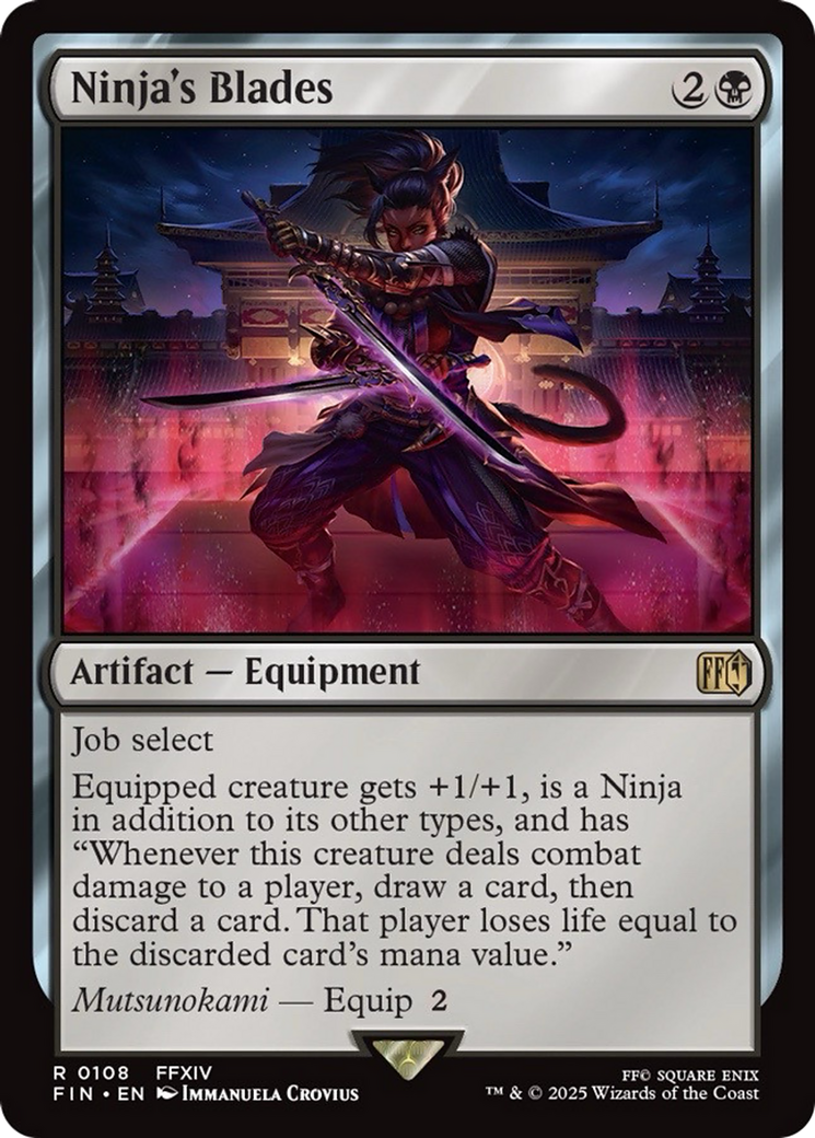 Ninja's Blades [FINAL FANTASY] | Jomio and Rueliete's Cards and Comics