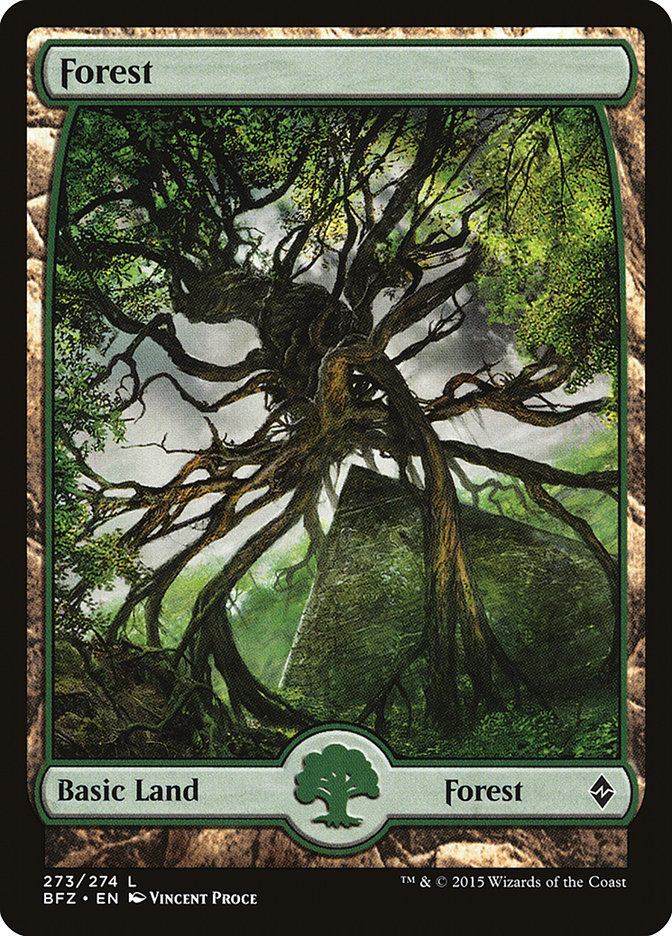 Forest (273) (Full Art) [Battle for Zendikar] | Jomio and Rueliete's Cards and Comics