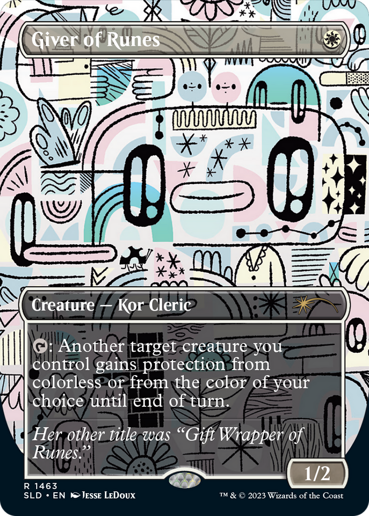 Giver of Runes (Rainbow Foil) [Secret Lair Drop Series] | Jomio and Rueliete's Cards and Comics