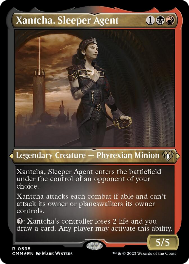 Xantcha, Sleeper Agent (Foil Etched) [Commander Masters] | Jomio and Rueliete's Cards and Comics