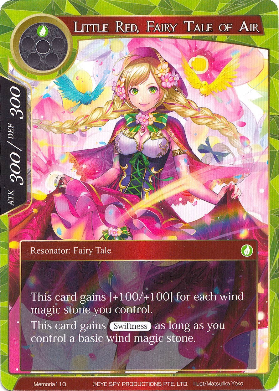 Little Red, Fairy Tale of Air (Memoria110) [Alice Origin Memoria Cards] | Jomio and Rueliete's Cards and Comics