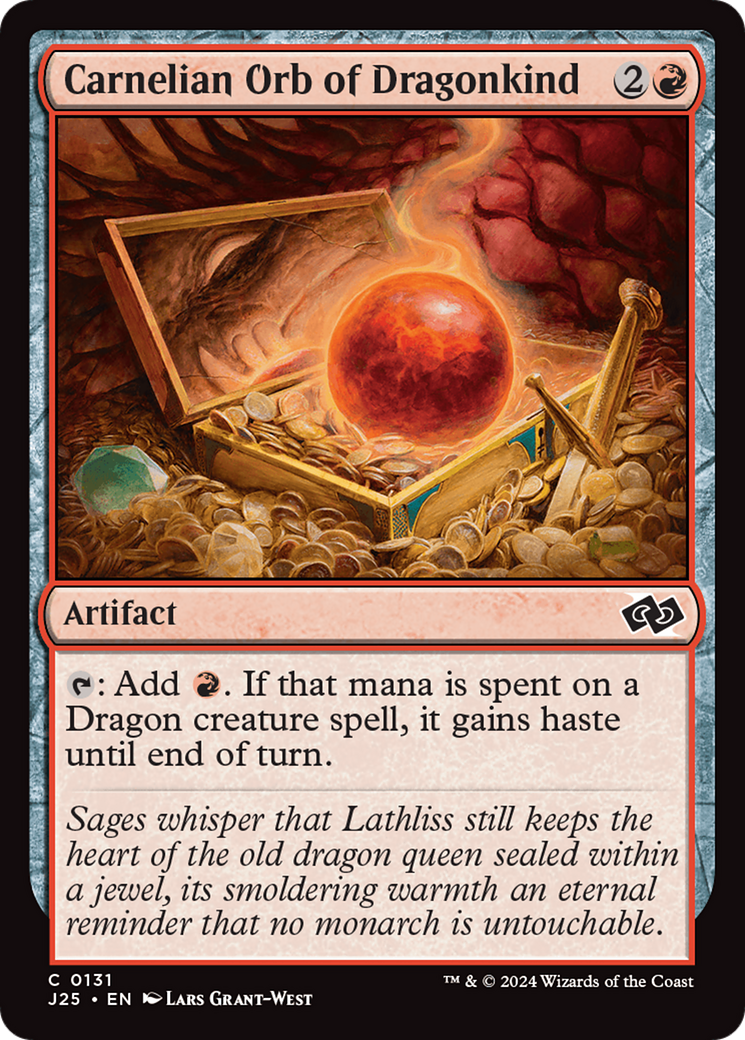 Carnelian Orb of Dragonkind [Foundations Jumpstart] | Jomio and Rueliete's Cards and Comics