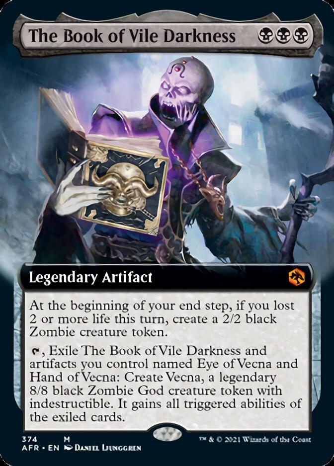 The Book of Vile Darkness (Extended Art) [Dungeons & Dragons: Adventures in the Forgotten Realms] | Jomio and Rueliete's Cards and Comics