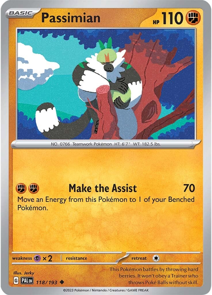 Passimian (118/193) [Scarlet & Violet: Paldea Evolved] | Jomio and Rueliete's Cards and Comics
