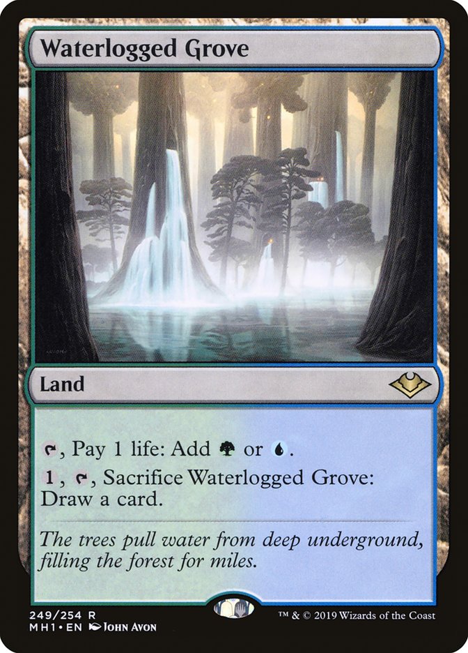 Waterlogged Grove [Modern Horizons] | Jomio and Rueliete's Cards and Comics