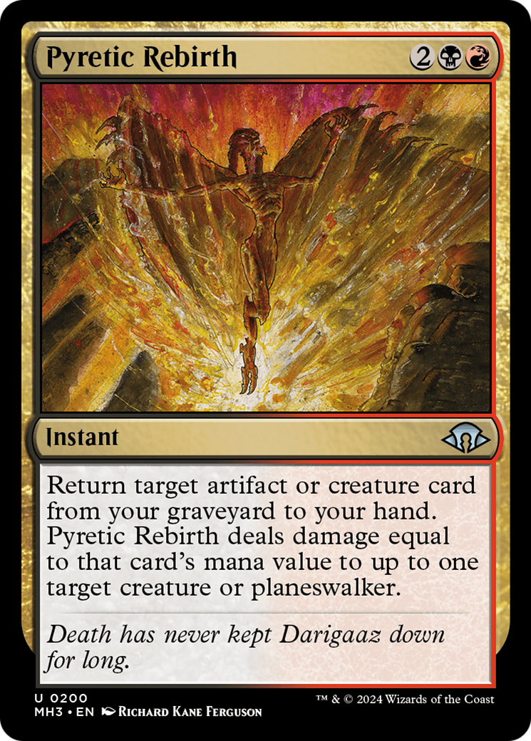 Pyretic Rebirth [Modern Horizons 3] | Jomio and Rueliete's Cards and Comics