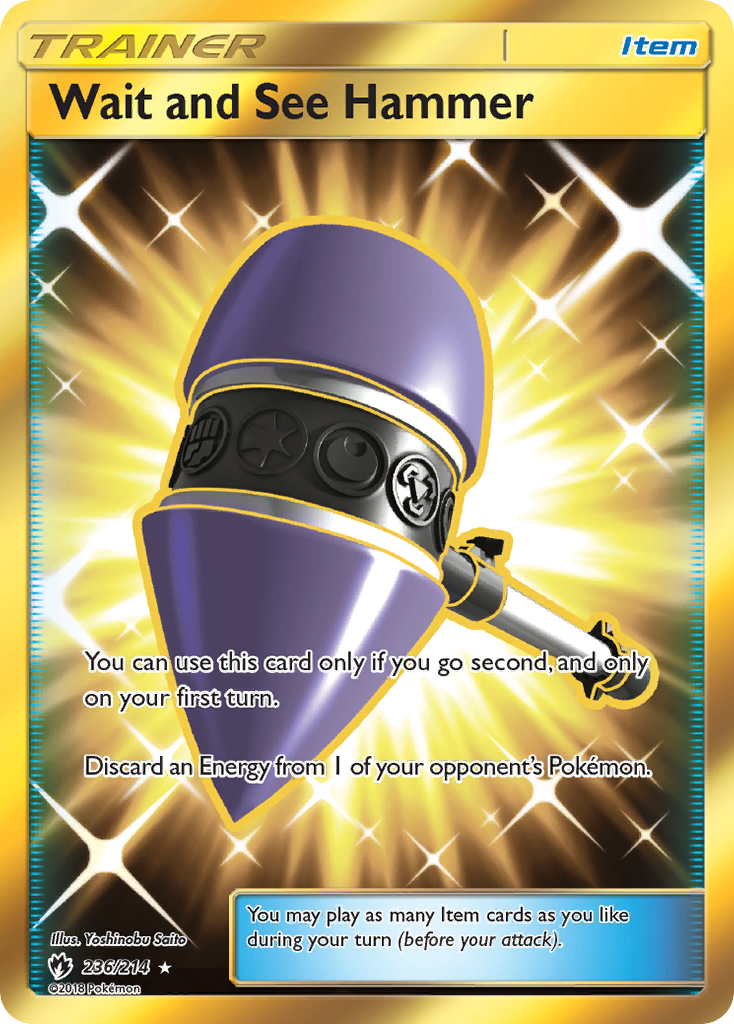 Wait and See Hammer (236/214) [Sun & Moon: Lost Thunder] | Jomio and Rueliete's Cards and Comics