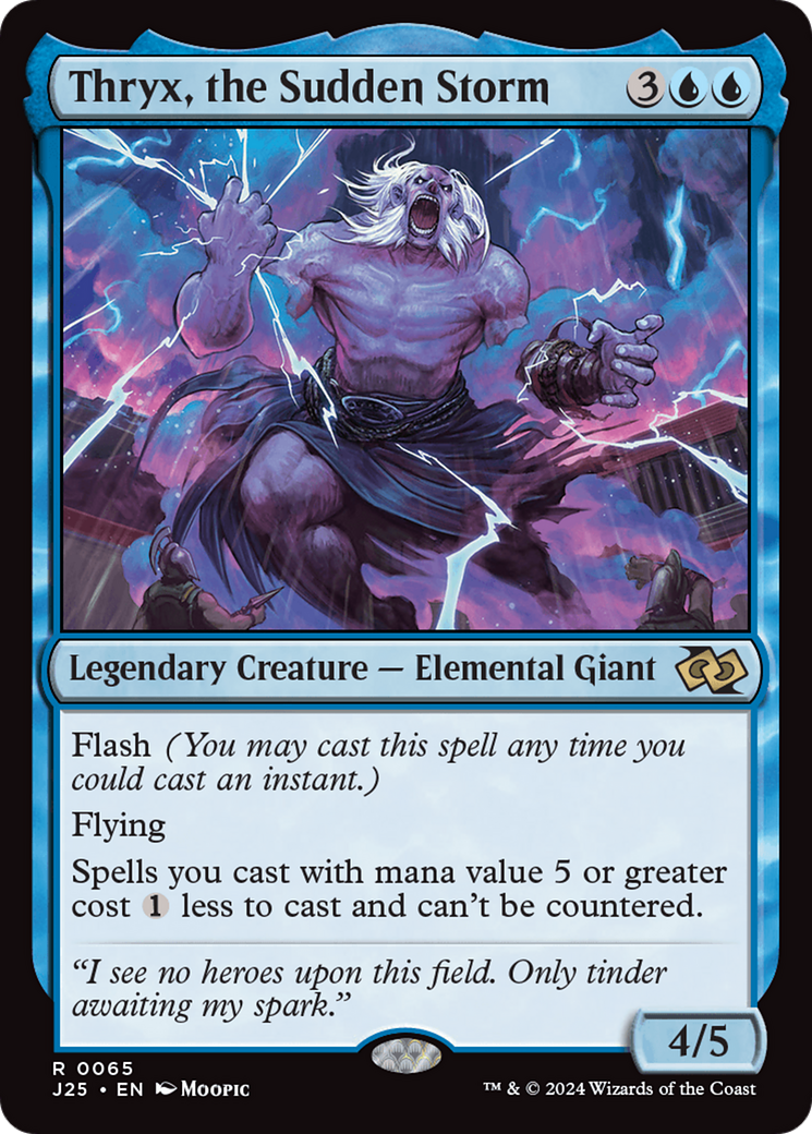 Thryx, the Sudden Storm (Anime) [Foundations Jumpstart] | Jomio and Rueliete's Cards and Comics