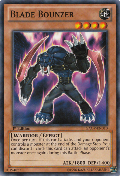Blade Bounzer [GAOV-EN010] Common | Jomio and Rueliete's Cards and Comics