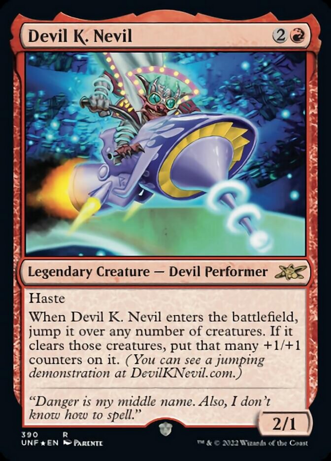 Devil K. Nevil (Galaxy Foil) [Unfinity] | Jomio and Rueliete's Cards and Comics