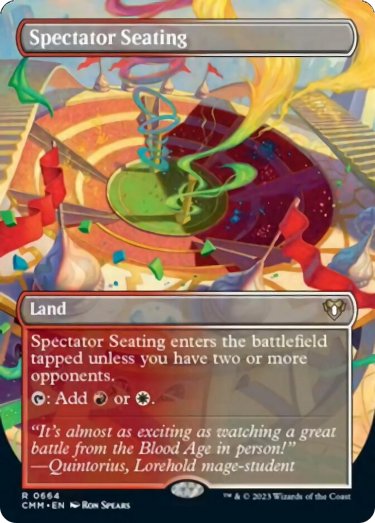 Spectator Seating (Borderless Alternate Art) [Commander Masters] | Jomio and Rueliete's Cards and Comics