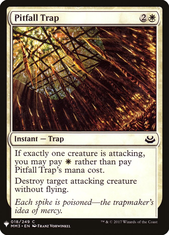 Pitfall Trap [Mystery Booster] | Jomio and Rueliete's Cards and Comics