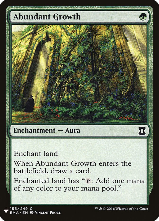 Abundant Growth [Mystery Booster] | Jomio and Rueliete's Cards and Comics